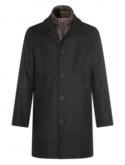 Wool blend coat