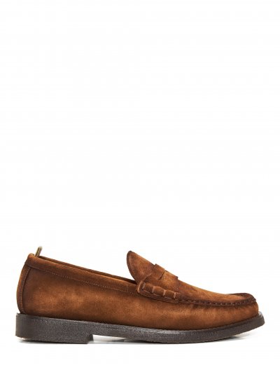 'Balfron Flexi/101' suede penny loafers