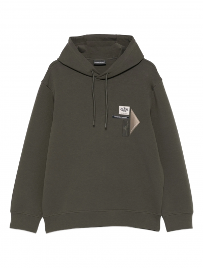 Cotton blend hoodie