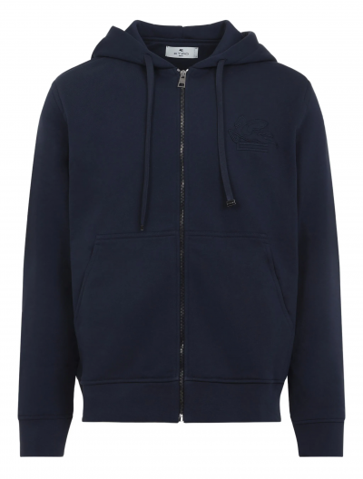 Cotton blend hoodie
