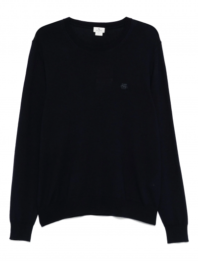 Crew-neck wool knitwear