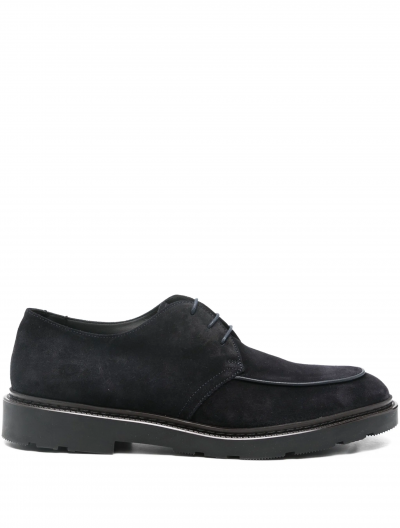 Suede derby shoes