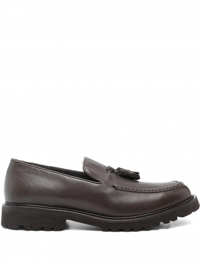 Leather tassel loafers