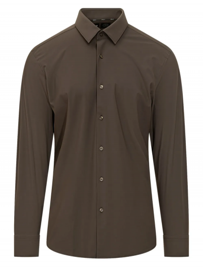 'P-Hank' slim fit stretch shirt