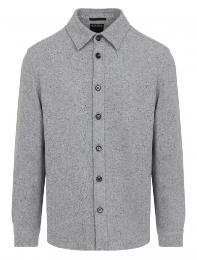 Cashmere/silk overshirt