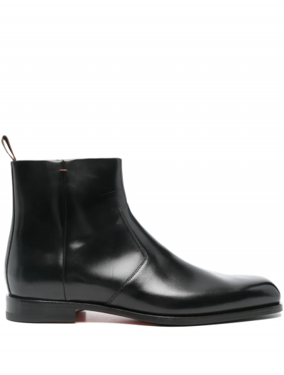 Leather chelsea boots