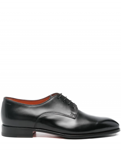 Leather derby shoes