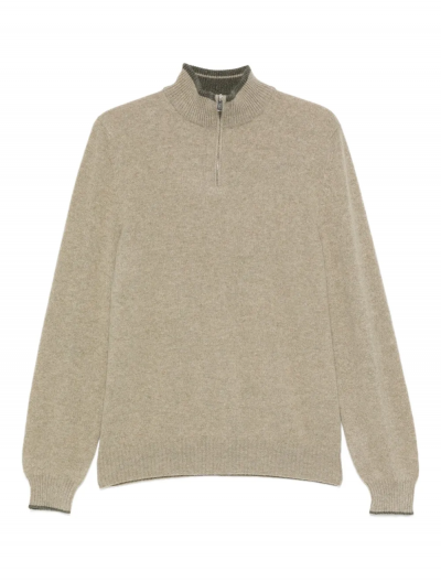 Κασμίρ πλεκτό με φερμουάρ