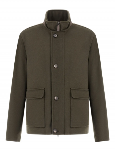 Cashmere field jacket