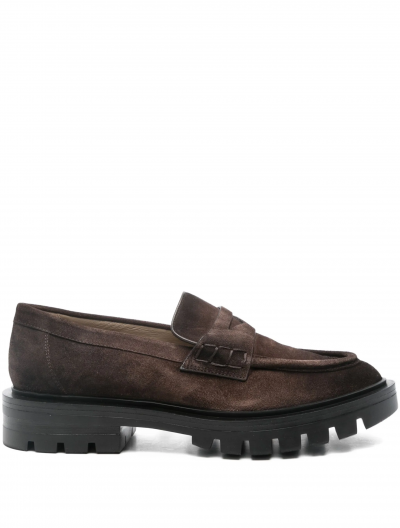 Suede loafers