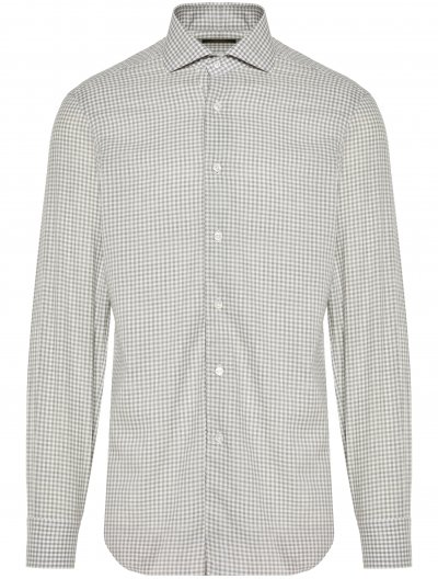 Βαμβακερό πουκάμισο με μικρό καρό