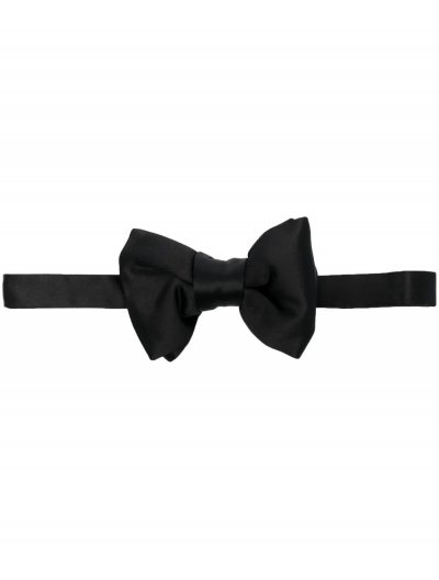 Grain silk bow-tie