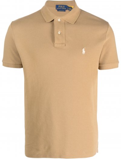 Custom slim γραμμή βαμβακερή mesh polo μπλούζα