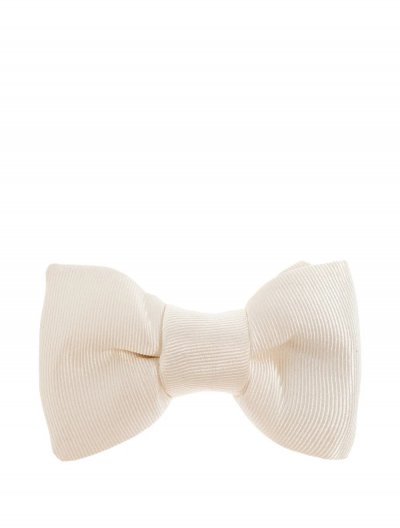 Grain silk bow-tie