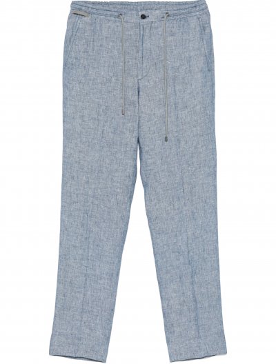 Drawsting linen pants