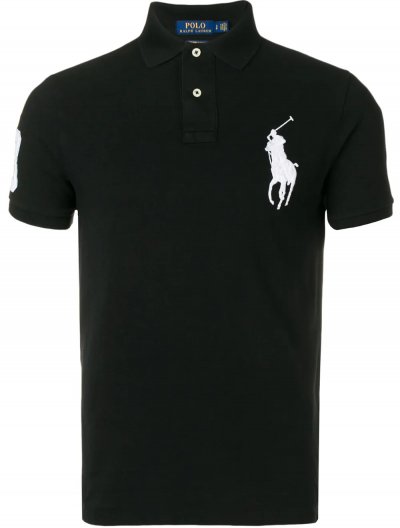 'Big pony' custom slim fit βαμβακερή polo μπλούζα