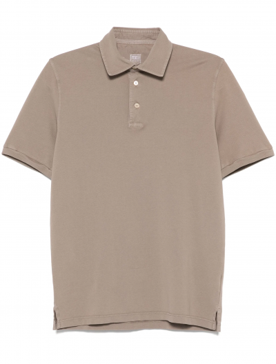 'North' cotton piquet polo shirt