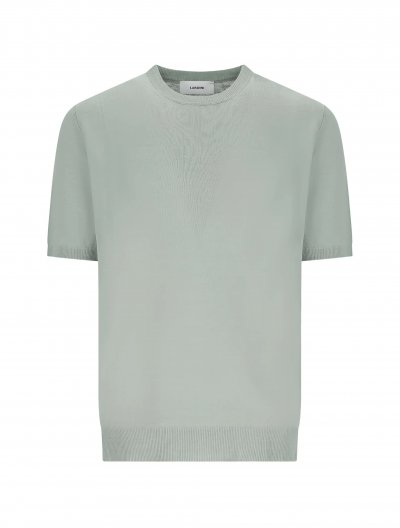 Knitted linen/cotton T-shirt