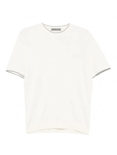 Silk/cotton t-shirt