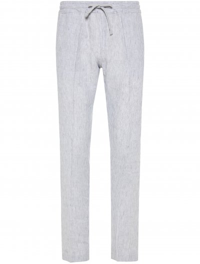 'Bonifacio' linen striped pants
