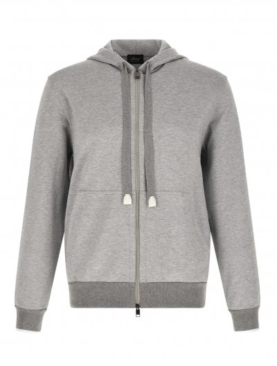 Cotton stretch hoodie