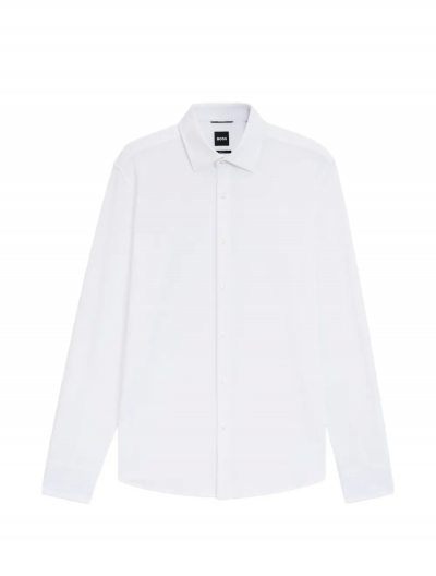 'P-Hank' slim fit performance-stretch shirt