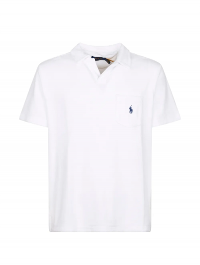 Βαμβακερή polo μπλούζα χωρίς κουμπιά