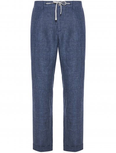 'Roma' λινό παντελόνι