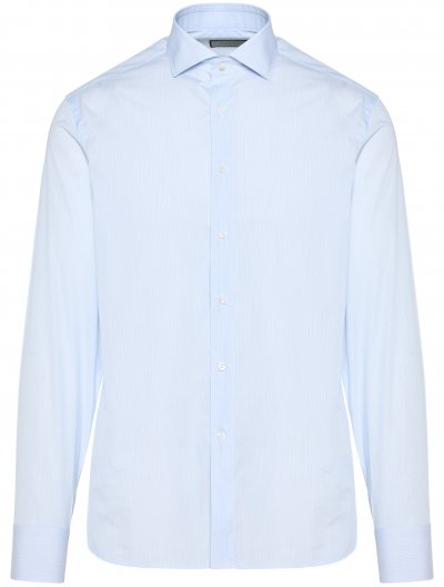 Βαμβακερό ριγέ πουκάμισο