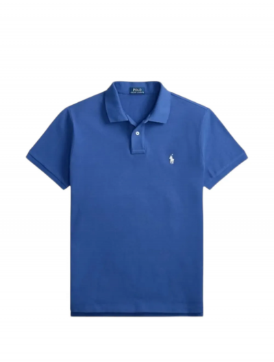 Custom slim γραμμή βαμβακερή mesh polo μπλούζα