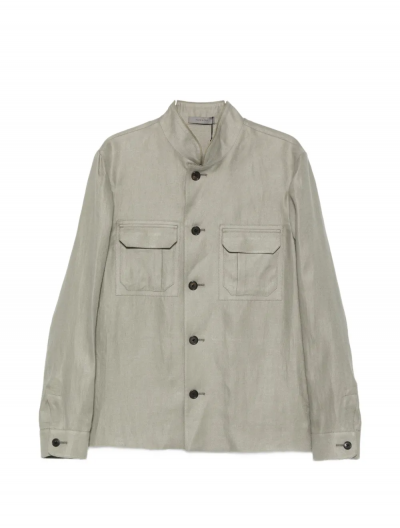 Λινό shirt jacket