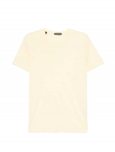 Cotton/silk t-shirt