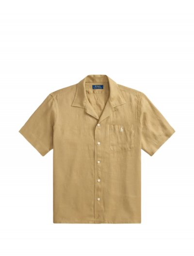 Κοντομάνικο λινό πουκάμισο