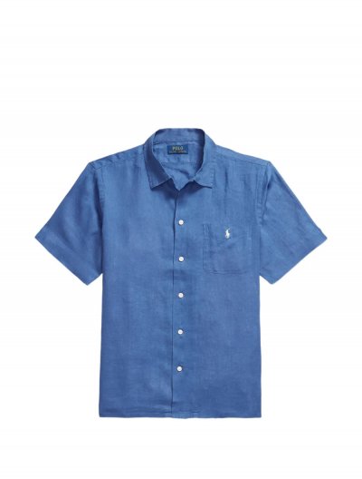 Κοντομάνικο λινό πουκάμισο