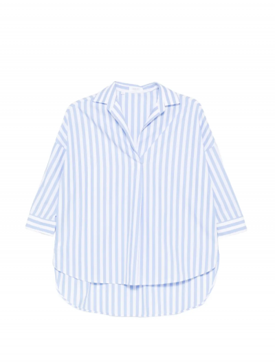 Βαμβακερό ριγέ πουκάμισο