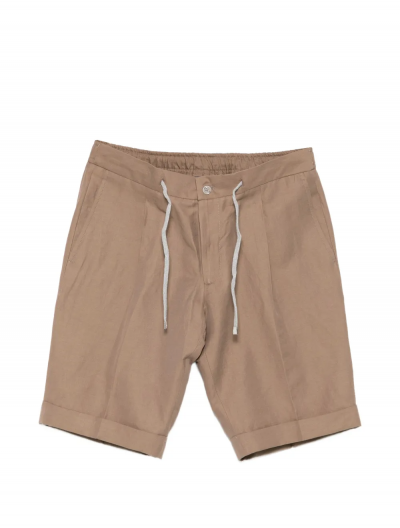 'Capri' cotton/linen shorts