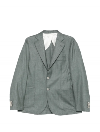Wool/silk/linen jacket