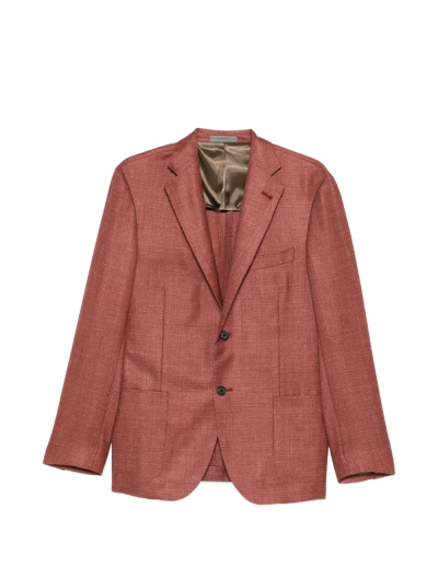 Wool/silk/linen jacket