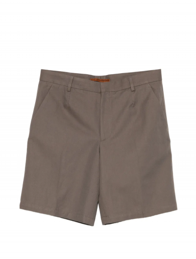 Cotton/linen shorts