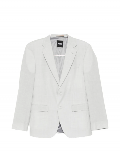 'H-Huge' μάλλινο/λινό κοστούμι σε στενή γραμμή