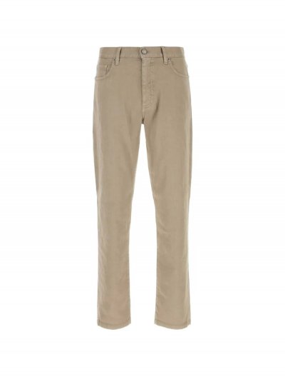 'Roccia' linen/cotton trousers 