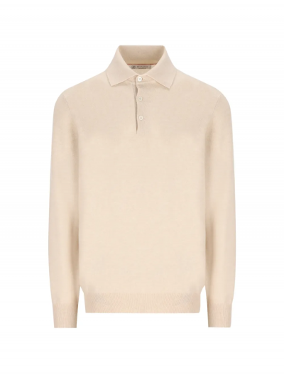 Cashmere polo shirt