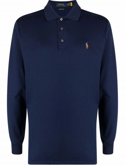 Custom slim βαμβακερή polo μπλούζα