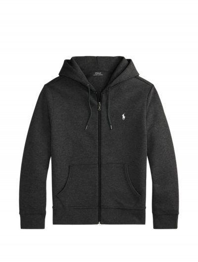 Cotton zip-up hoodie