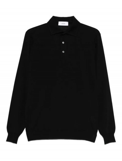 Super 120's merino wool polo shirt