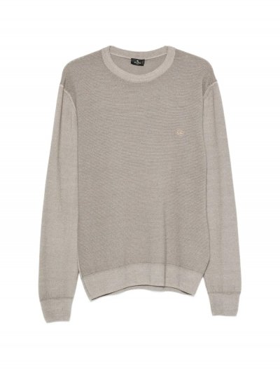 Wool crew-neck knitwear