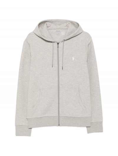 Cotton zip-up hoodie