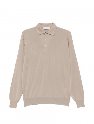 Super 120's merino μάλλινη polo μπλούζα