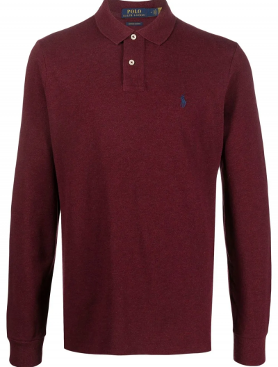 Custom slim βαμβακερή polo μπλούζα