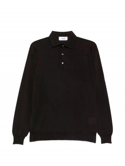 Super 120's merino μάλλινη polo μπλούζα